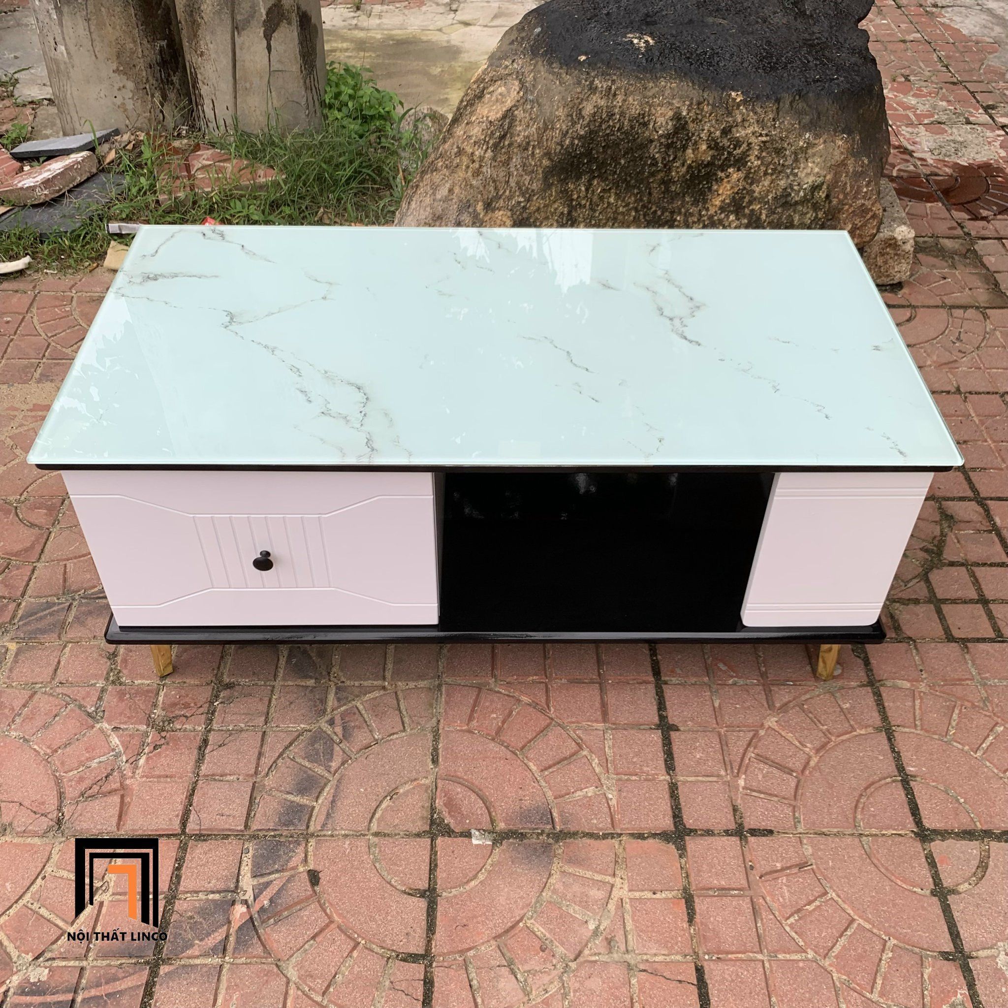  Bàn sofa phòng khách trẻ trung BTPK9 Hauku 1m cho văn phòng 
