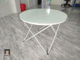  Bàn trà phòng khách mặt kính tròn BTPK12 Zapoco 60cm giá rẻ 