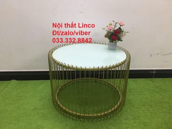 bàn sofa phòng khách 60 kính