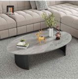  Bàn trà mặt đá oval giá rẻ BTPK73 Vance 1m x 60 phòng hiện đại 