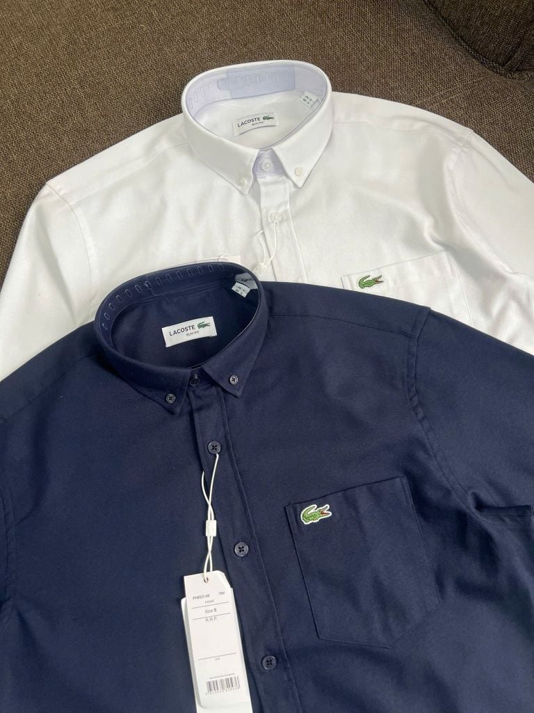 SƠ MI LACOSTE TAY DÀI 4 MÀU