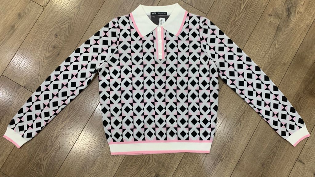 ÁO LEN ZARA THỔ CẨM TAY DÀI