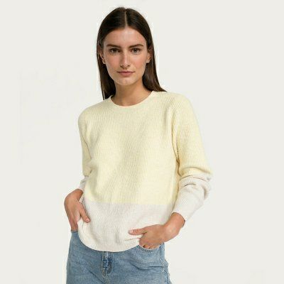 ÁO LEN VERO MODA GÂN CỔ TRÒN PHỐI MÀU