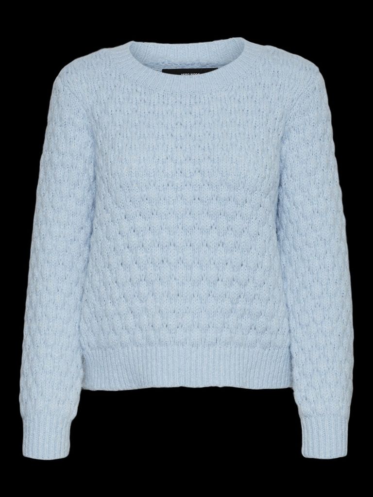 ÁO LEN VERO MODA CỔ TRÒN Ô TRÁM