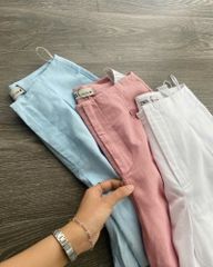 SHORT ZARA LINEN BA MÀU