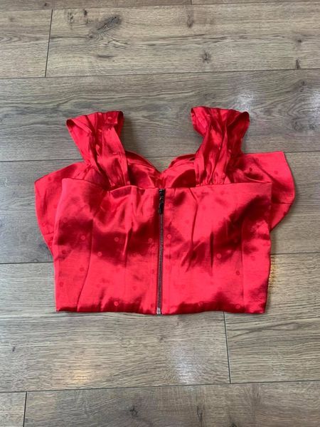 Áo Mithchell  nơ croptop