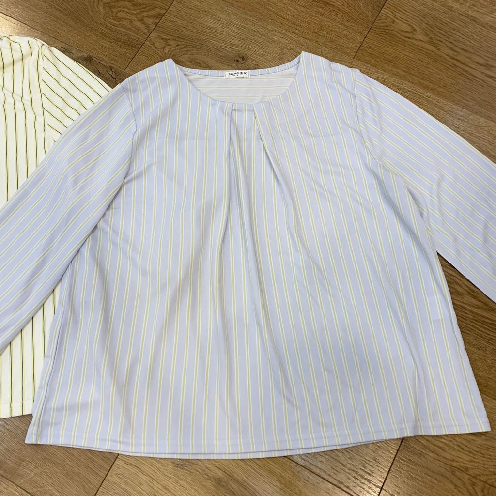 Áo thun Glacier sọc tay lững