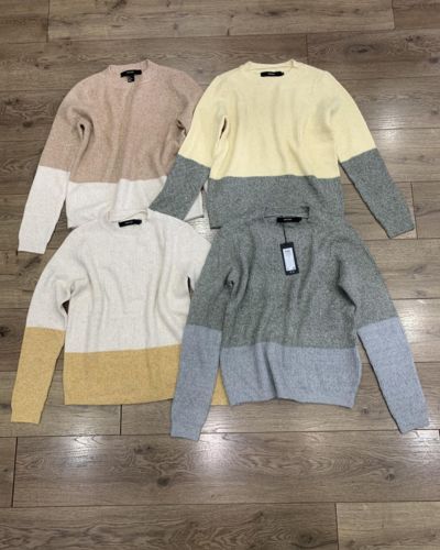 ÁO LEN VERO MODA GÂN CỔ TRÒN PHỐI MÀU
