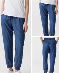 QUẦN JEANS GU LƯNG THUN CẮT MẠC