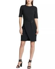 ĐẦM DKNY TAY NGẮN