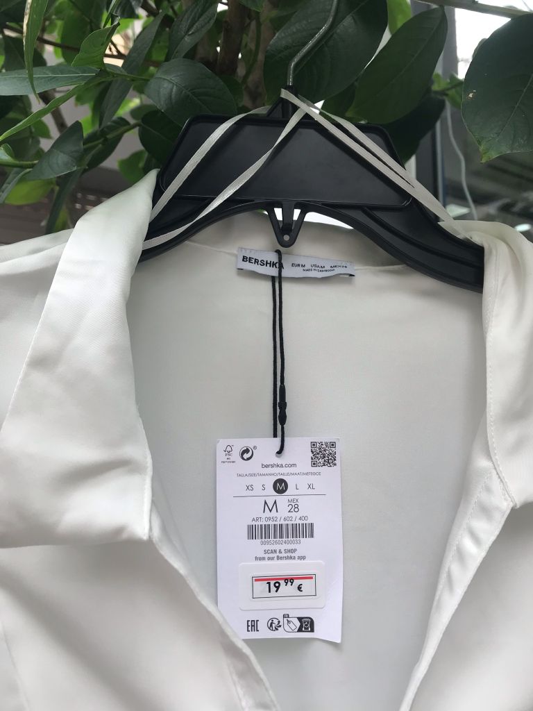 ÁO BSK CROPTOP TRẮNG TAY DÀI