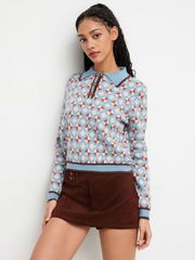 ÁO LEN ZARA THỔ CẨM TAY DÀI