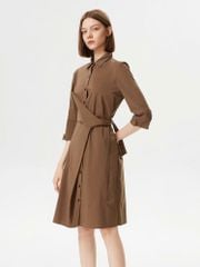 ĐẦM XECOP TAY DÀI NÂU