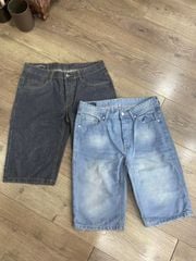 Quần short jean nam Ckh