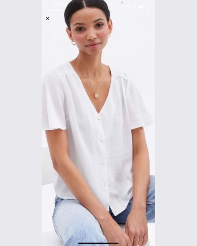 ÁO NEW LOOK NÚT VẢI