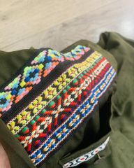 Sơ mi thổ cẩm rêu