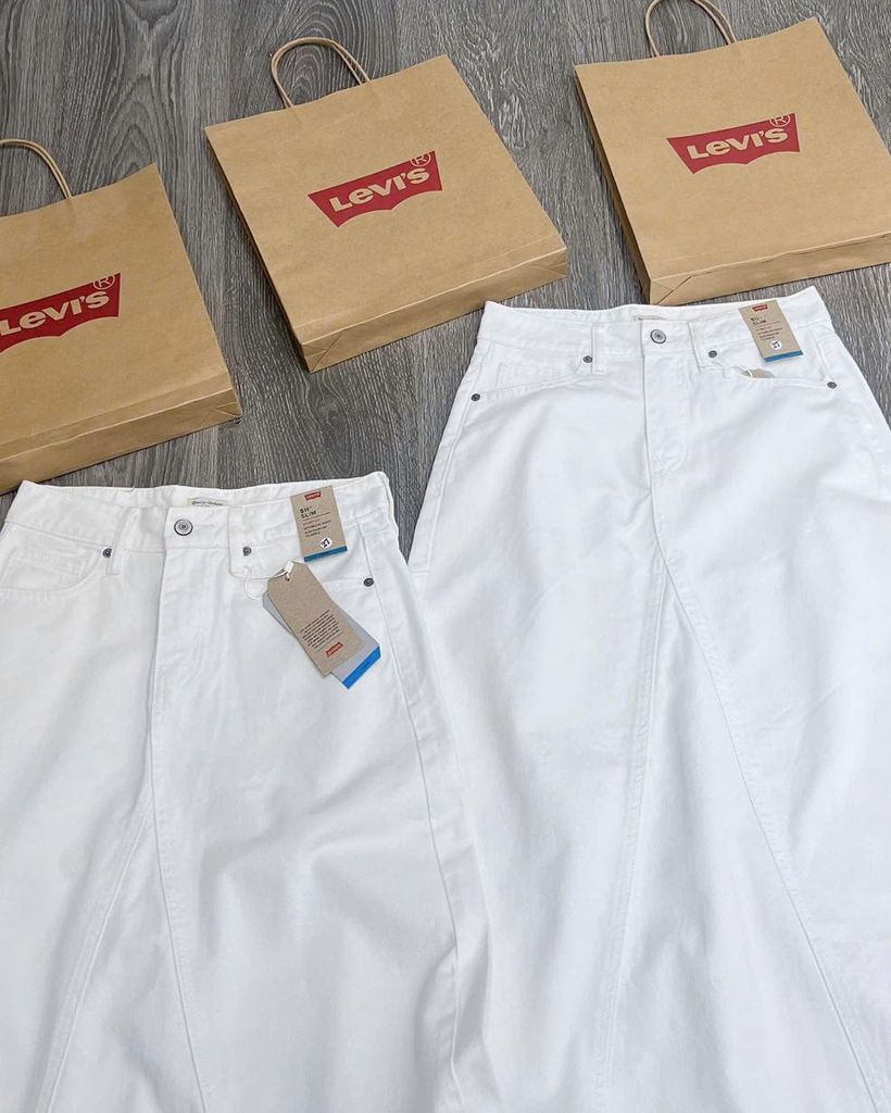 VÁY LEVIS TRẮNG
