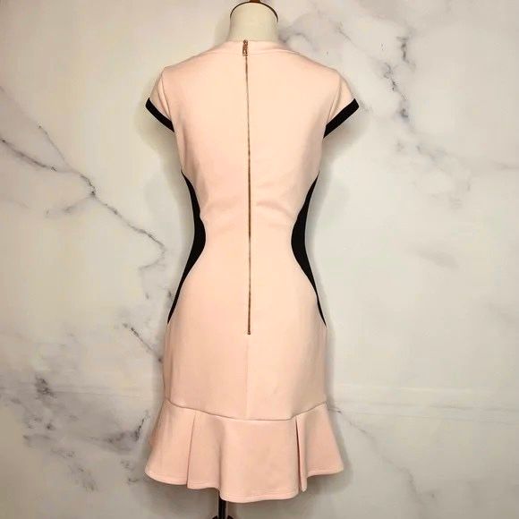 ĐẦM TED BAKER HỒNG PHỐI ĐEN