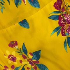 ĐẦM BYUS WEAR VÀNG BÔNG CỔ TIM