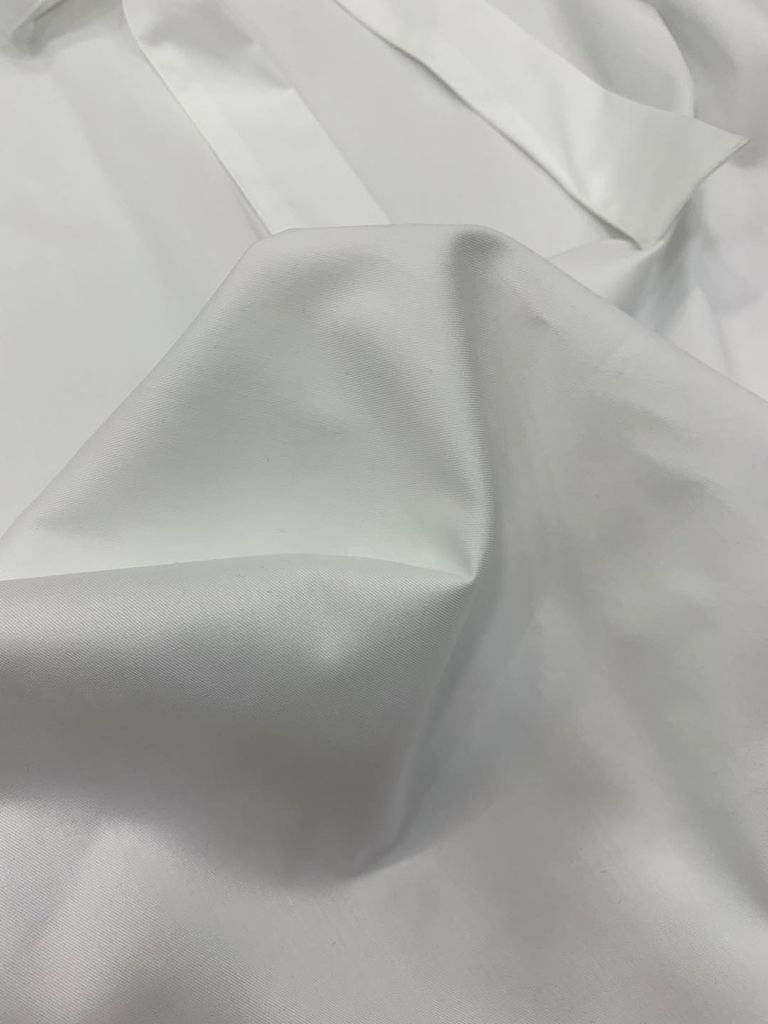 ĐẦM TOMMY TRẮNG CỔ PHỐI MÀU
