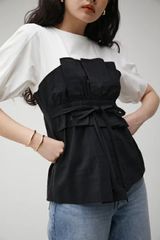 ÁO AZUL PHỐI THUN