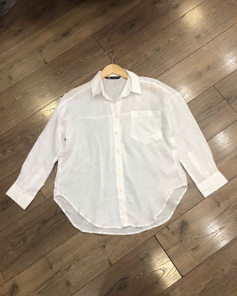 SƠ MI ZARA LINEN TAY DÀI