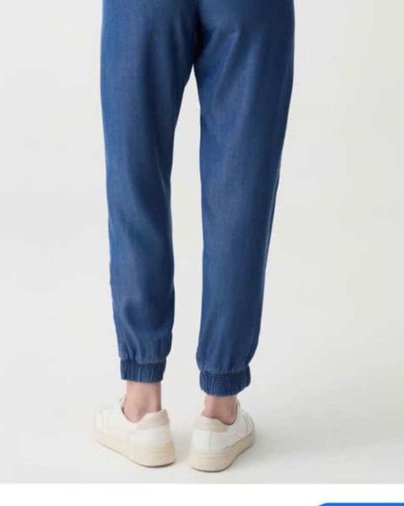 QUẦN JEANS GU LƯNG THUN CẮT MẠC