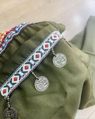 Sơ mi thổ cẩm rêu