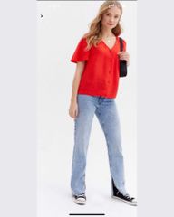 ÁO NEW LOOK NÚT VẢI