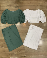 SET ÁO QUẦN ZARA CỔ VUÔNG