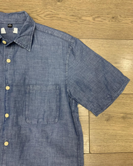 SƠ MI UNIQLO LINEN MÀU XANH