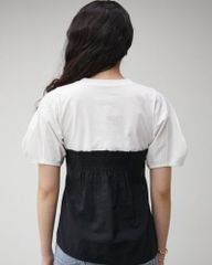 ÁO AZUL PHỐI THUN