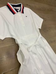 ĐẦM TOMMY TRẮNG CỔ PHỐI MÀU