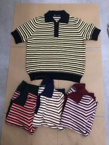 ÁO LEN ZARA CÓ CỔ VIỀN