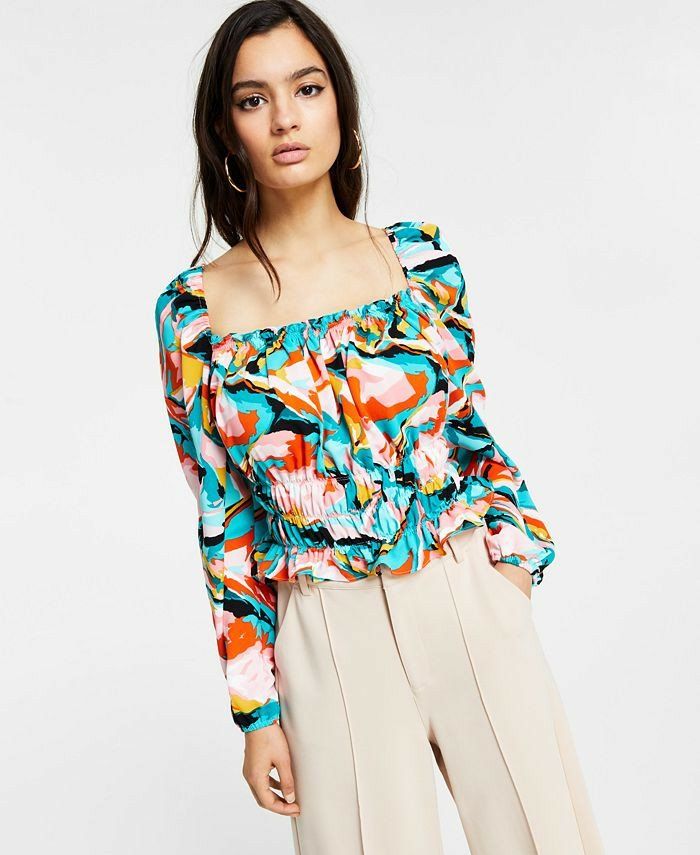 ÁO WAREHOUSE BÔNG CROPTOP
