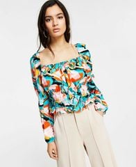 ÁO WAREHOUSE BÔNG CROPTOP
