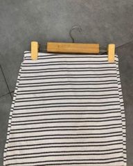 CHÂN VÁY RESERVED THUN GÂN, TRẮNG SỌC