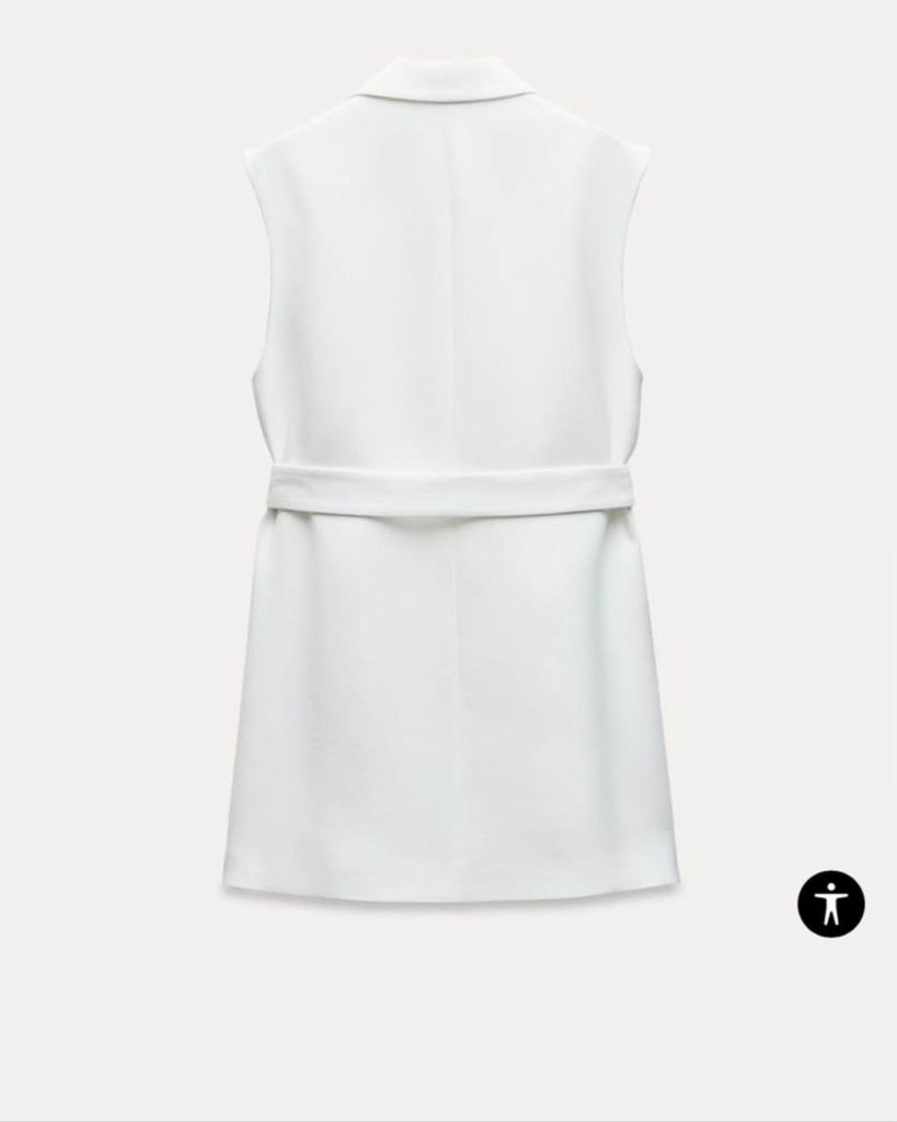 ĐẦM ZARA TRẮNG CỔ VEST
