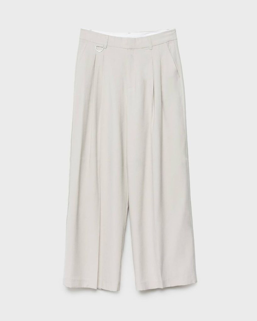 QUẦN STRADIVARIUS ỐNG RỘNG MÀU KEM