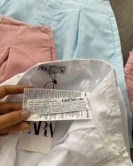 SHORT ZARA LINEN BA MÀU