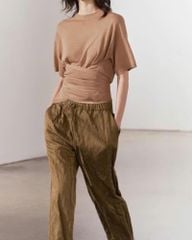 ÁO LEN ZARA TAY NGẮN CỘT DÂY