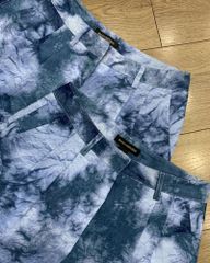 SHORT BANANA LINEN XANH