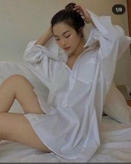 SƠ MI PULL&BEAR TRẮNG