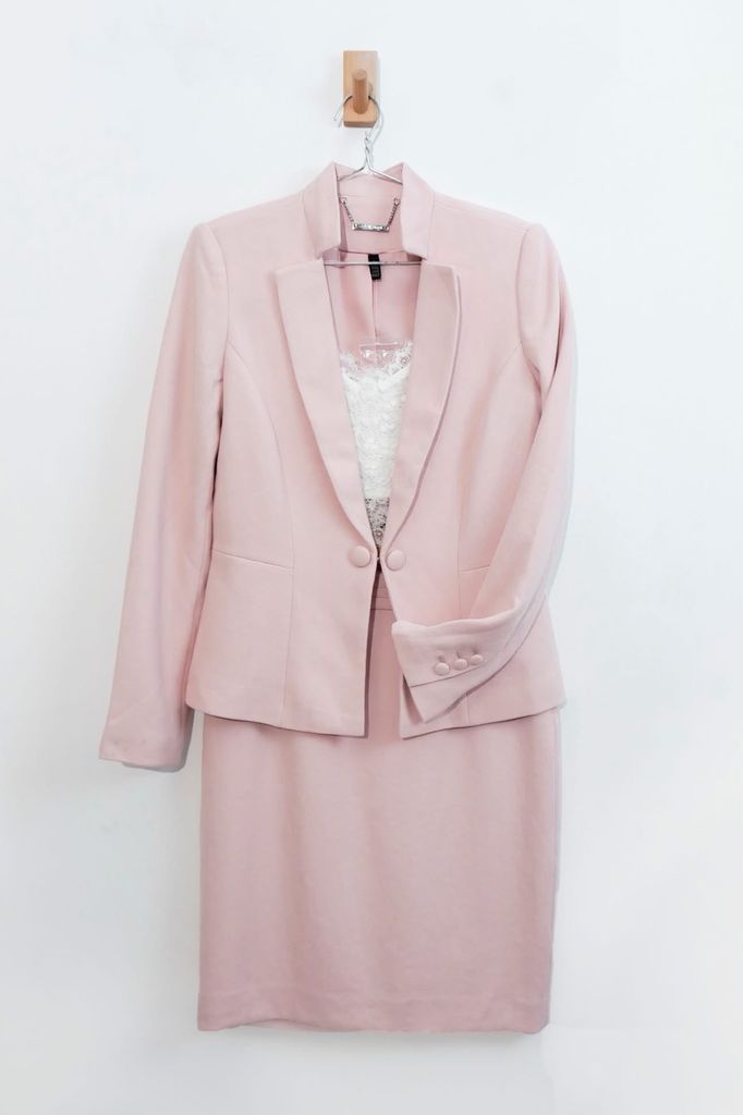 SÉT VÁY VEST HỒNG