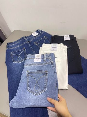 QUẦN JEANS CK ỐNG ĐỨNG 4 MÀU