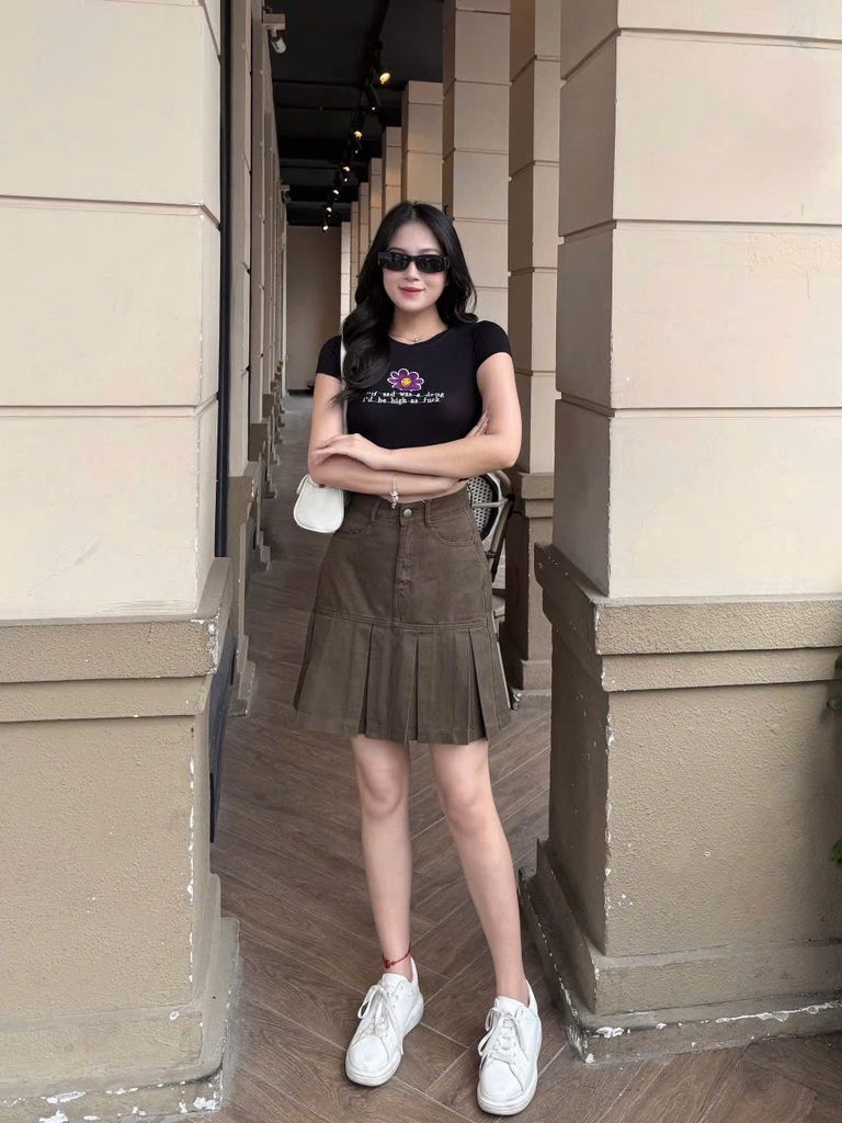 CHÂN VÁY MNG JEANS 4  MÀU