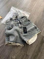 QUẦN SHORT JEAN POLO XÁM