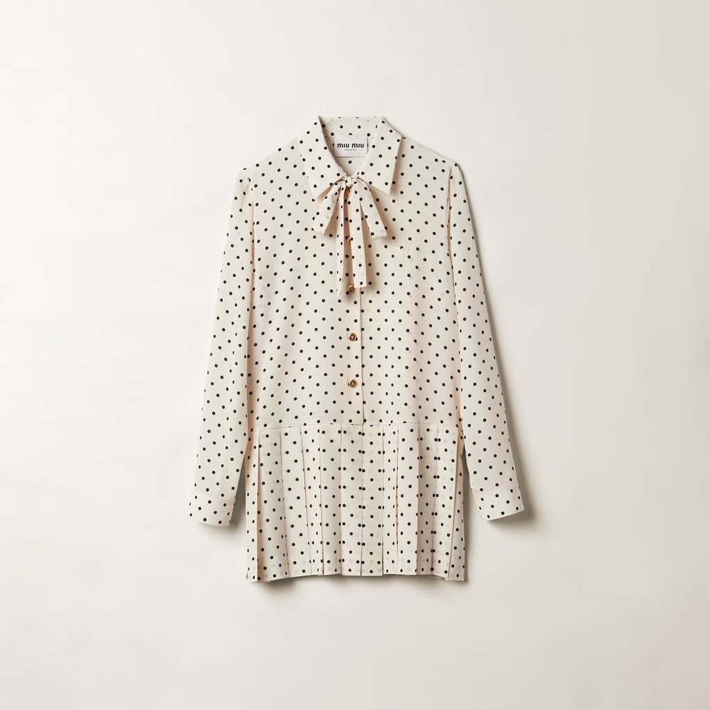 ĐẦM MISS SELFRIDGE TAY DÀI CHẤM BI