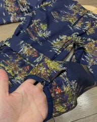 ĐẦM JOHN LEWIS BÔNG XANH ĐEN KÈM BELT