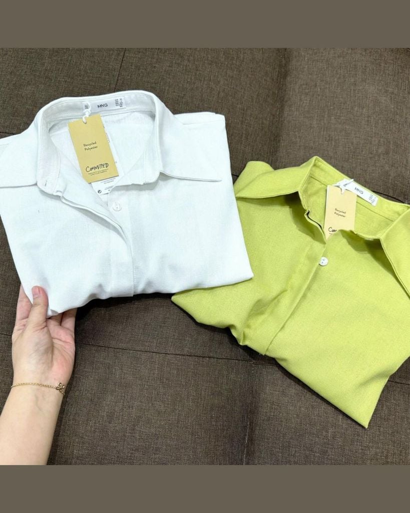 SƠ MI MNG LINEN 2 MÀU